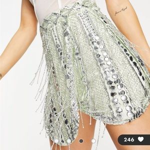 Sequin mini skirt ASOS
